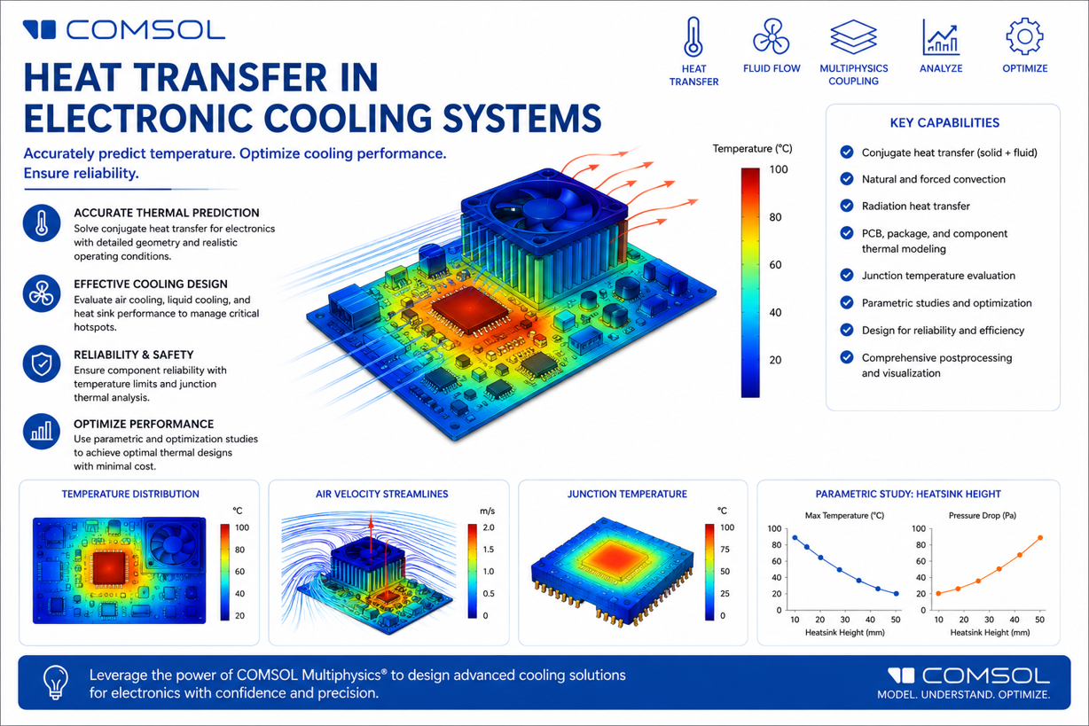 Webinar on Heat Transfer in Electronic Cooling Systems