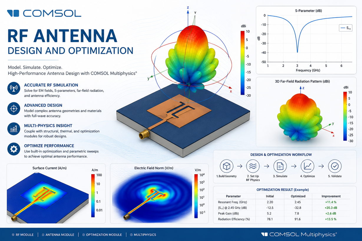 Webinar on RF Antenna Design and Optimization
