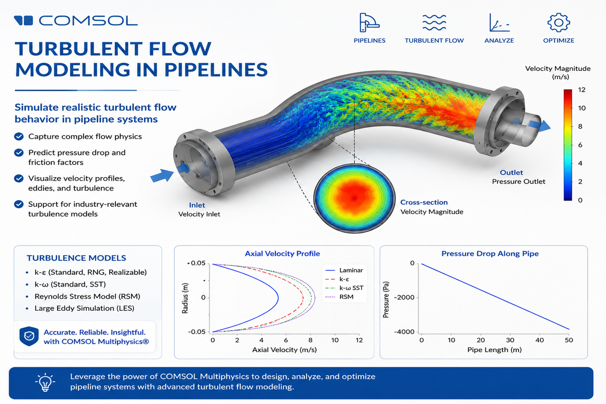 Webinar on Turbulent Flow Modeling in Pipelines