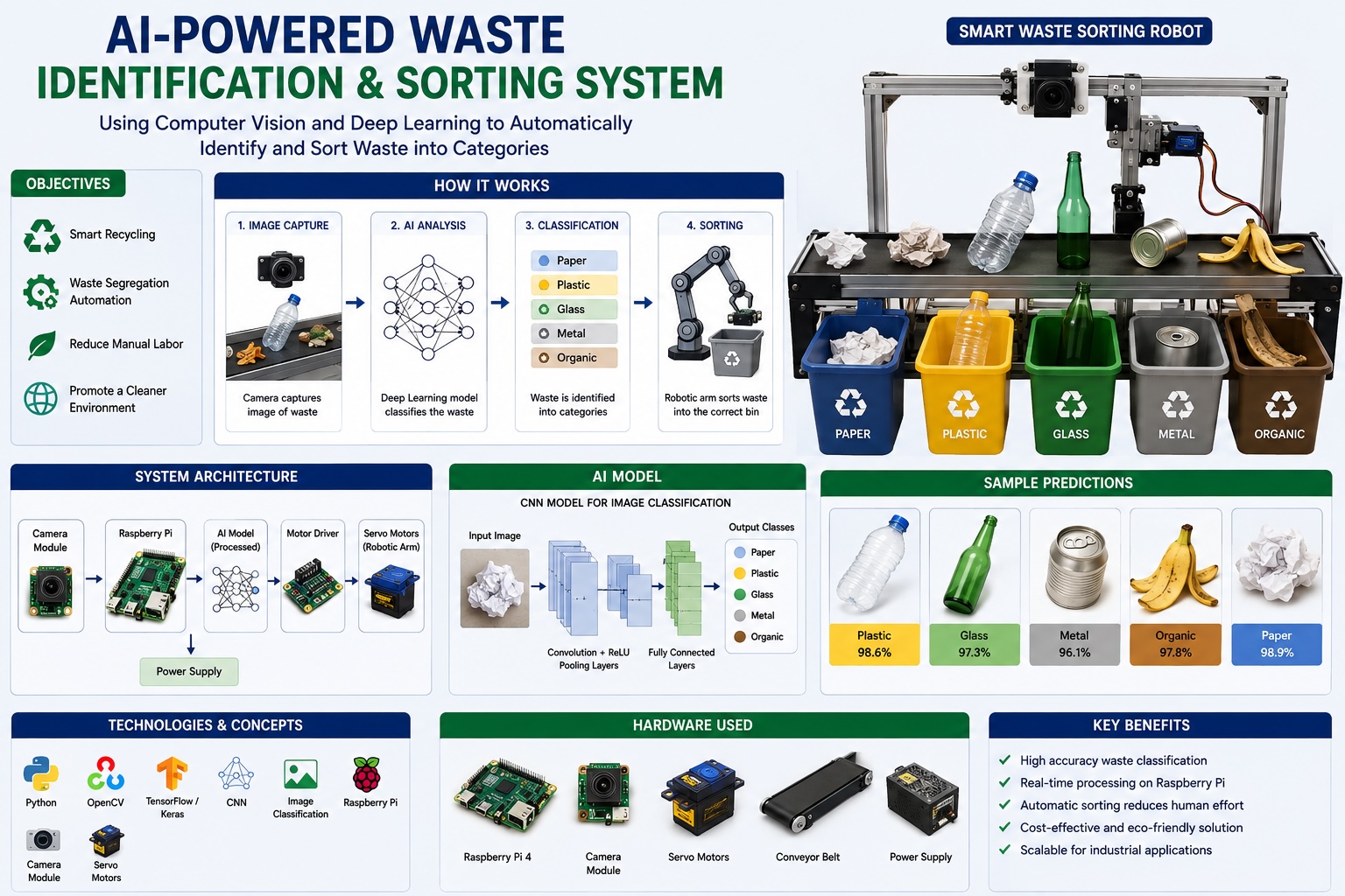 AI based Smart Waste Classification System